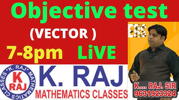OBJECTIVE TEST (VECTOR )