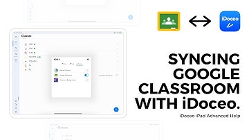 How to link or sync Google Classroom to iDoceo 6 planner app to sync assignments?