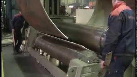 Faccin 4 Roll Plate Rolling Machine for Automatic Wind Towers production