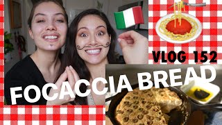 CAST IRON FOCACCIA BREAD. VLOG 152