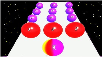 Abc alphabet ball run 3d game - Gameplay Walkthrough - Levels 1-10