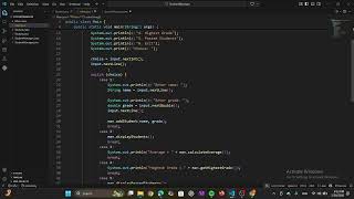 Student Grade Manager Java App