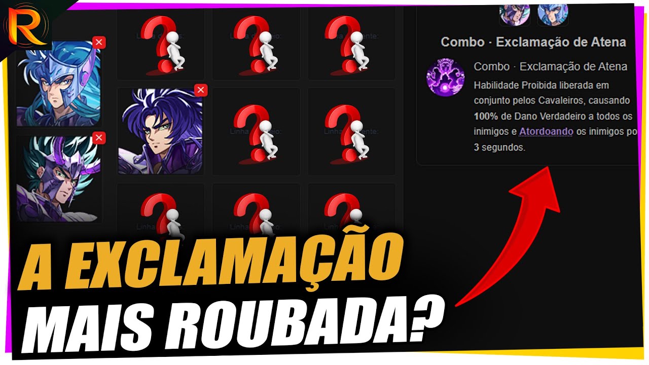 Qual o MELHOR Time para Exclamação de Atena SAPURIS? | Saint Seiya EX