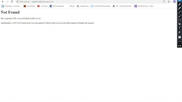 Error 404 not found | The requested URL was not found on this server  (solved step by step)