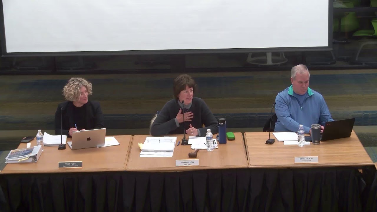 Weston Public Schools Board Of Education Meeting 1-14-2025