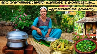 ഈ വേനൽക്കാലത്ത് ചുണ്ടക്ക കൊണ്ടാട്ടവും... ഏറുമാടത്തിലെ ഉറക്കവും..😌😌