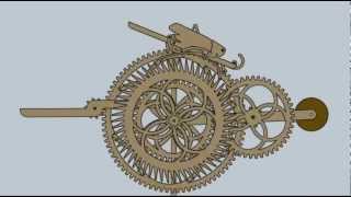 Single pivot grasshopper escapement and Wagner remontoire.wmv
