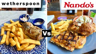 Wetherspoons Chicken Vs Nando's Chicken - Who Wins?