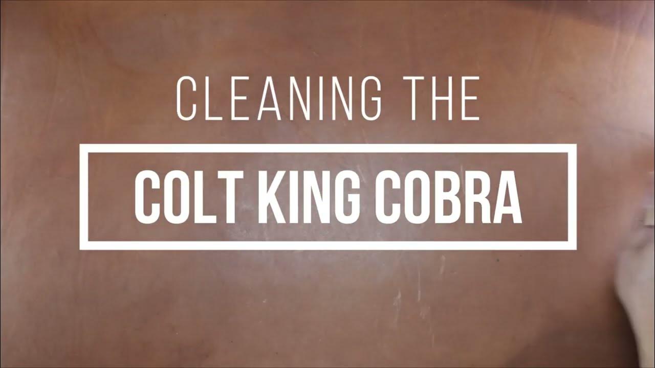 ASMR Gun Cleaning: Colt King Cobra - YouTube
