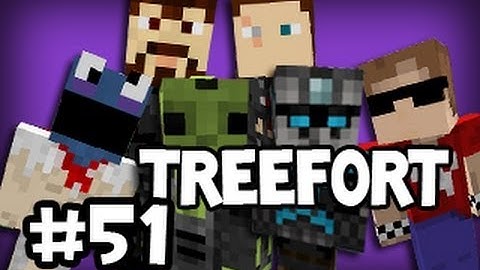 Minecraft: Tree Fortress w/ Creatures - Part 51: Wood Platform
