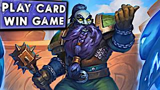 🍥 April's Play card win Game Card is: Pyroblast for 6 Mana for Aggro Class