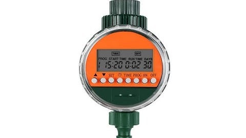 Deckey Digital Water Timer IP68 Waterproof LCD Display Screen Ideal - Overview