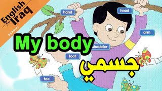 اجزاء جسم الانسان في اللغة الانكليزية للصف الثالث ابتدائي