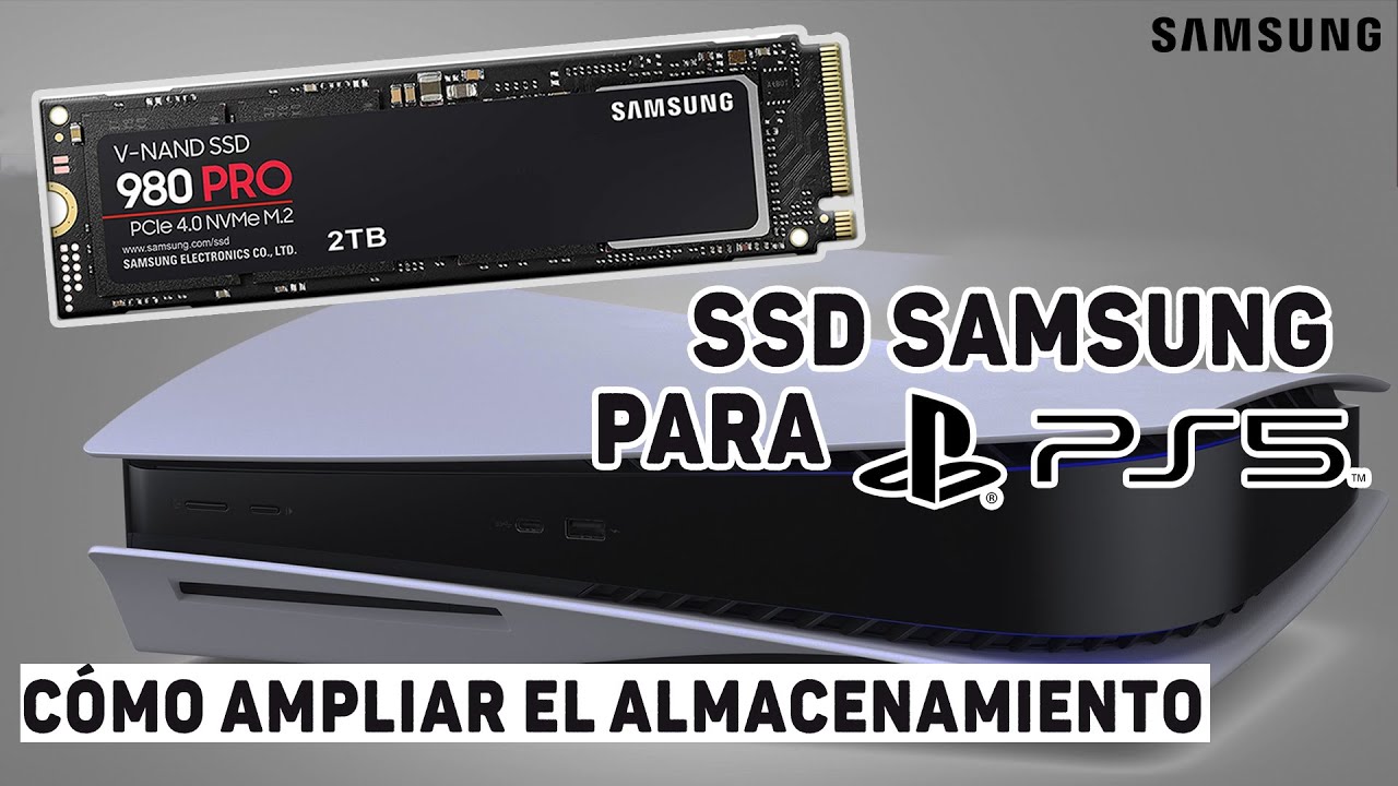 PS5: Ampliar el almacenamiento SSD con Samsung 980 PRO SSD M2 2TB