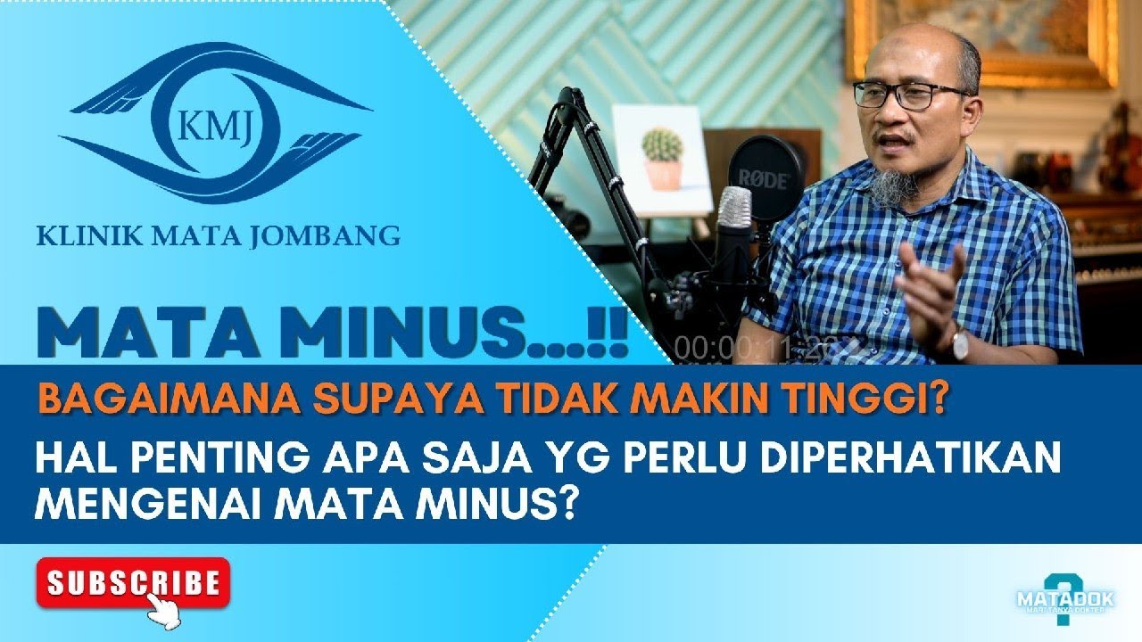MATA MINUS !! BAGAIMANA SUPAYA TIDAK MAKIN TINGGI ?? | dr. Iqbal Hilmi, Sp.M