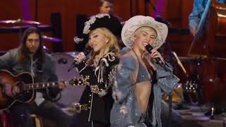 Madonna e Miley Cyrus - Don't Tell Me   We Can't Stop