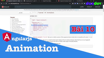 Học angularjs qua ví dụ phonecat bài 10 Animation | dandev