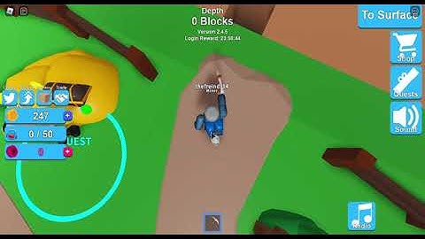 Mining Simulator on Roblox noob to pro part 1