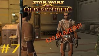 SWTOR/ Jedi Knight Gameplay Walkthrough - Part 7: 420 BLAZEIN!!