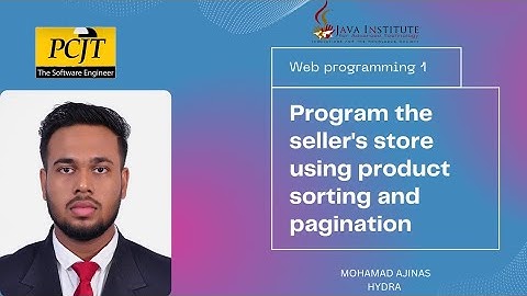 Program the seller