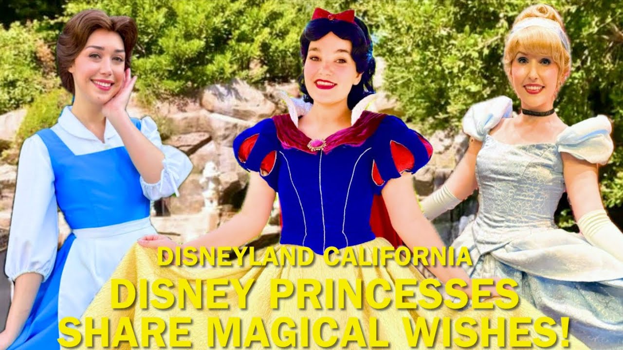 Belle, Snow White, Cinderella & Gaston Share MAGICAL Wishes & More at Disneyland! 