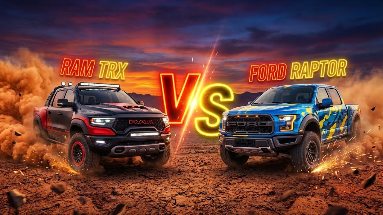 777HP RAM TRX 😱 vs FORD RAPTOR | GAME OVER! - YouTube
