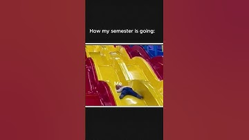 How my semester is going… 🛝📉