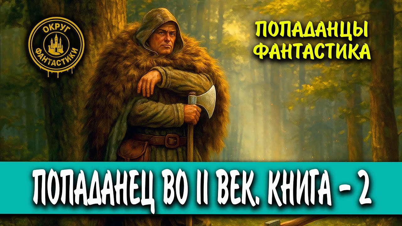 📙 АУДИОКНИГА 📙  ПОПАДАНЕЦ ВО ll ВЕК. КНИГА - 2 🔎 ПОПАДАНЦЫ / ФАНТАСТИКА 🔍