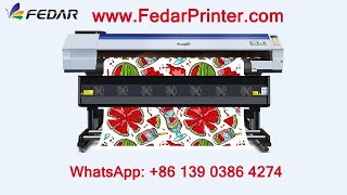 1.9M 2 Head Fedar Fd1900 Digital Transfer Sublimation Printer 105 Sqmh
