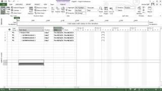 WBS in Project 2013