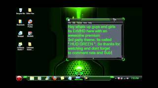 Windows 7 theme HUD GREEN Download