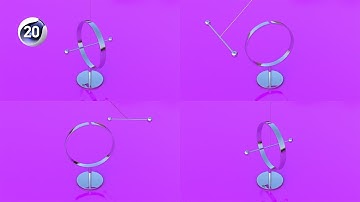 Ball Pendulum Animation - Cinema 4D Tutorail By Malik Maan Haider