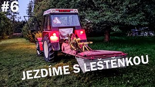 🌙 Večerní sečení trávy na sadě 💪 Jezdíme s Leštěnkou / #6 / Zetor 6245 + ŽTR 165 🔴