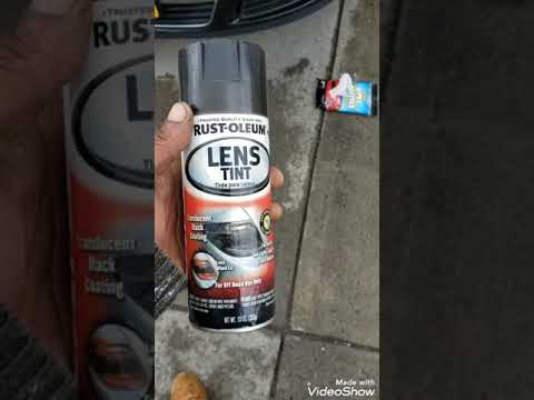 How To Tint Headlights ,quick ,easy 