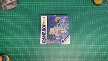 Zelda Oracle of Ages Unboxing  Game Boy Color
