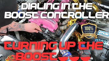 Sr20det Boost controller street tuning!!!
