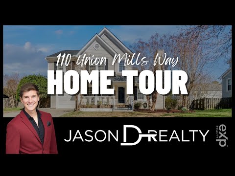 110 Union Mills Way, of Cary, NC home video tour