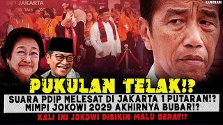 MALU BERAT❗❓SUARA PDIP MELESAT DI JAKARTA SATU PUTARAN🔥❓TAK MENYANGKA MIMPI JOKOWI 2029 BUBAR😆❓