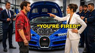 The CEO Fired Single Dad for Touching Her Bugatti — Not Knowing He Designed Its Transmission