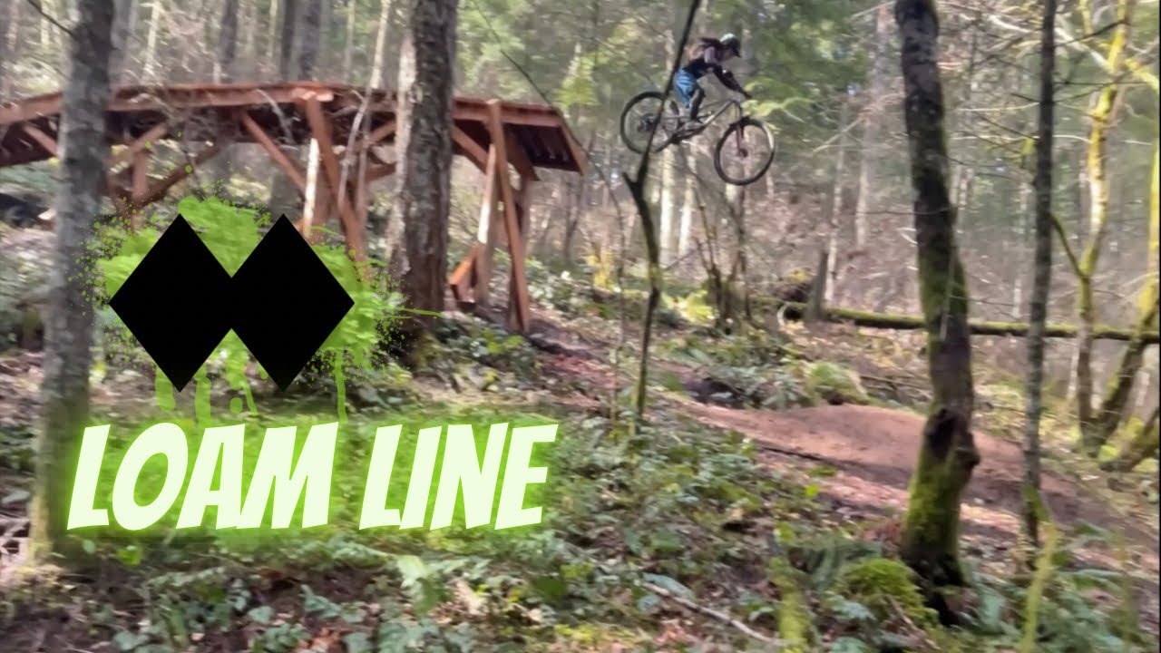 Loam line! Double black jump trail on Vancouver island