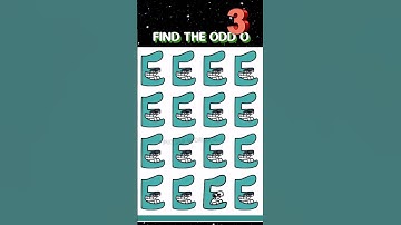 HOW GOOD ARE YOUR EYES | Find The Odd Letter Out | Spot the Odd Alphabet Lore Quiz