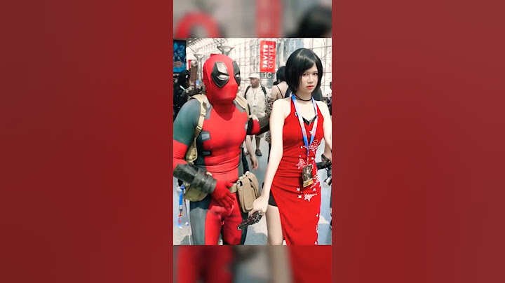 deadpool  meets Ada Wong #Deatpool#Adawong#cosplay