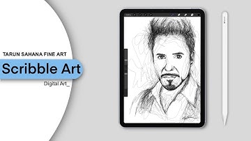 Procreate SCRIBBLE ART Tutorial // Digital Art