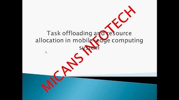 Task offloading and resource allocation in mobile edge computing system