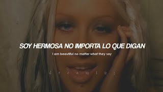 Christina Aguilera - Beautiful Traducida Al Españollyrics Video Oficial