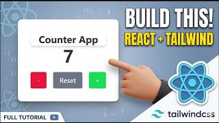 Creating Counter App Using React JS and Tailwind CSS | IN Hindi screenshot 3