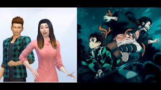 Anime to Sim: Demon Slayer Siblings-Tanjiro and Nezuko Anime to Sim: Demon Slayer Siblings-Tanjiro and Nezuko
