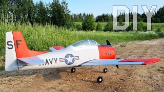 T28 Trojan RC Plane DIY build