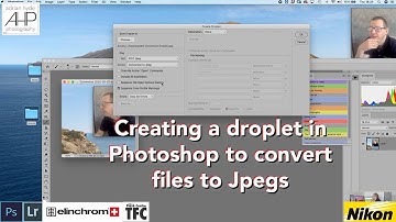 Creating a droplet in Photoshop convert files to Jpegs copy