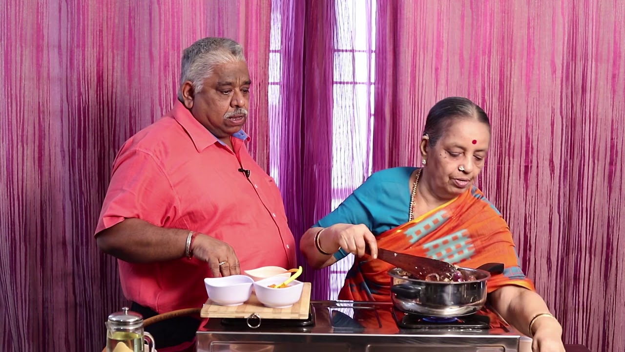 En Family Cooking ( Kathirikai Mochai Karunai kizhangu Kuzhambu)by my Mother in-law